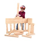 Foam Wooden Beam Building Blocks